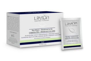 Hlavin Lavilin Deo Wipes Deodorant to Go – Men 3.7g×10e