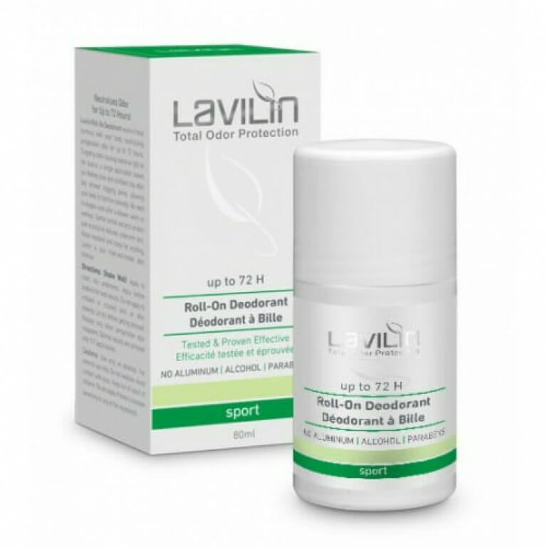 Hlavin Lavilin TOP Roll-On Deodorant Sport 72 tunniks No Aluminum/No Alcohol/No Parabens 80 ml