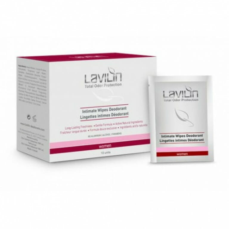 Hlavin Lavilin TOP Дезодорирующие интимные салфетки для женщин 3.7g×10шт