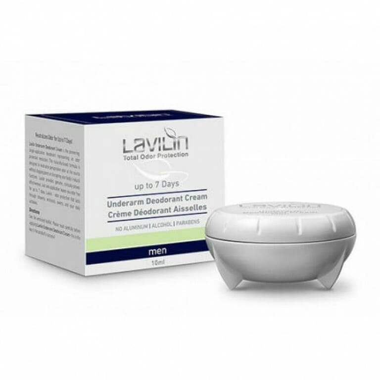 Hlavin Lavilin Underarm Deodorant Cream for Men No Aluminum/No Alcohol/No Parabens 10 ml