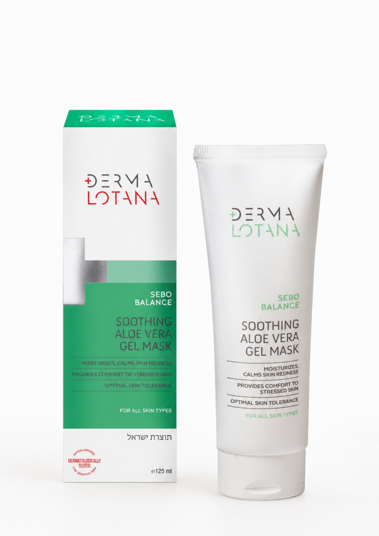 DERMA LOTANA SEBO BALANCE Soothing Aloe Vera Gel Mask 125 ml